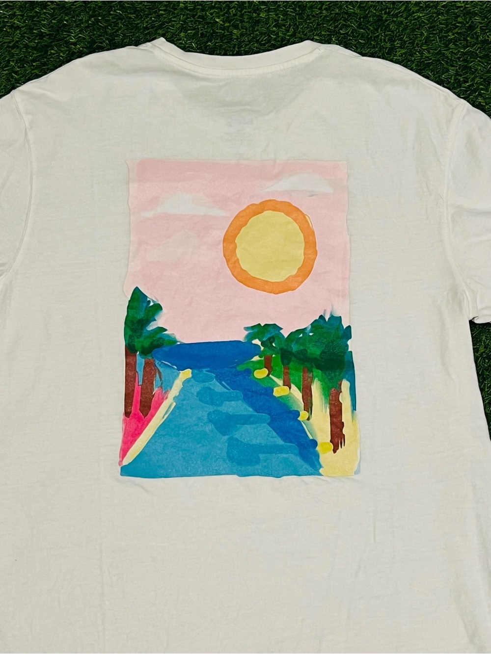 Zara x Wes Robinson White Graphic T-Shirt Men’s Size M Streetwear Art Tee💎 - Picture 4 of 5